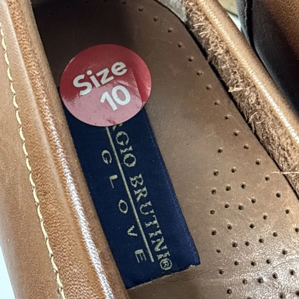 Giorgio Brutini Shoes Mens Size10M  Tassel Loafers Leather SlipOn